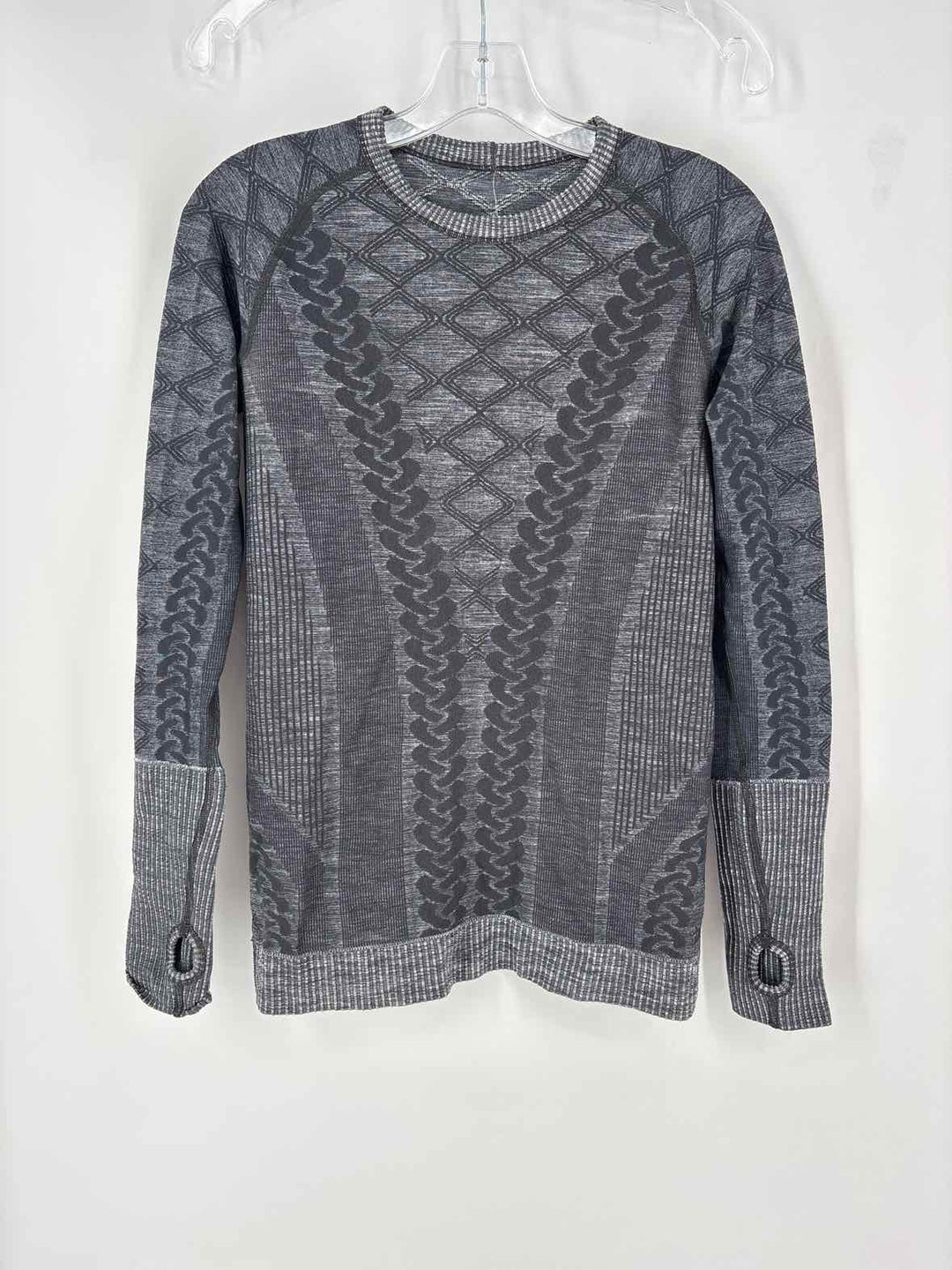 Size M Lululemon Black Print Shirt