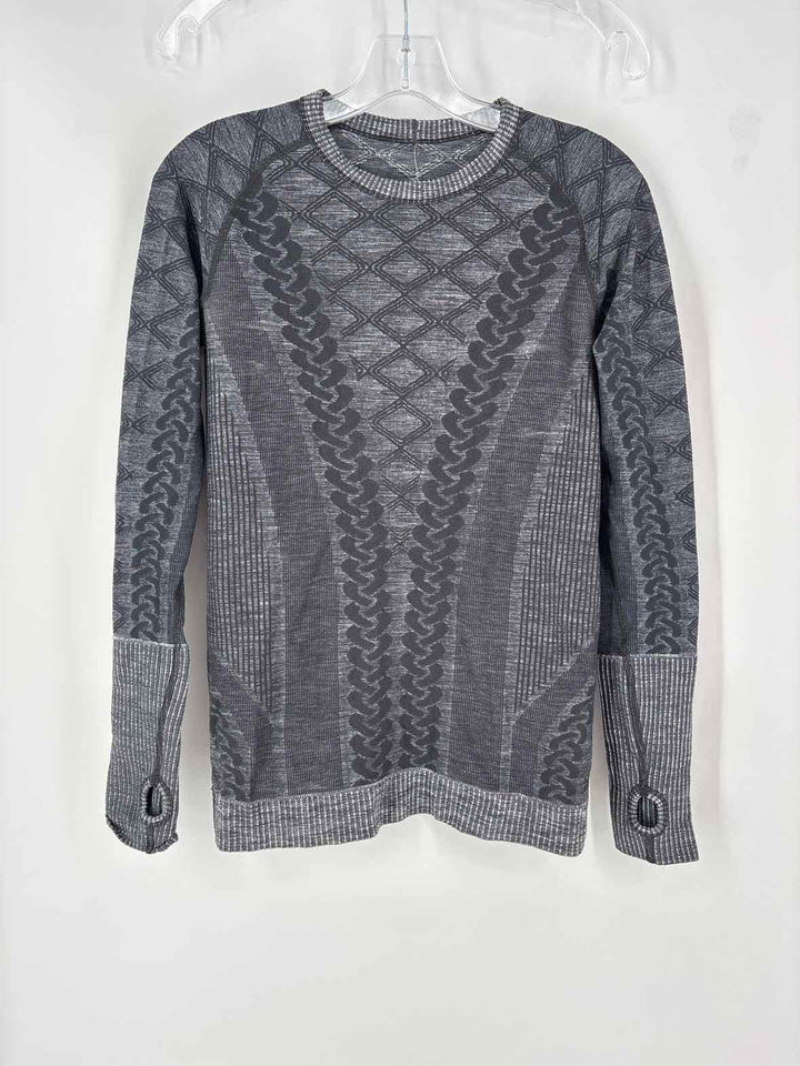 Size M Lululemon Black Print Shirt