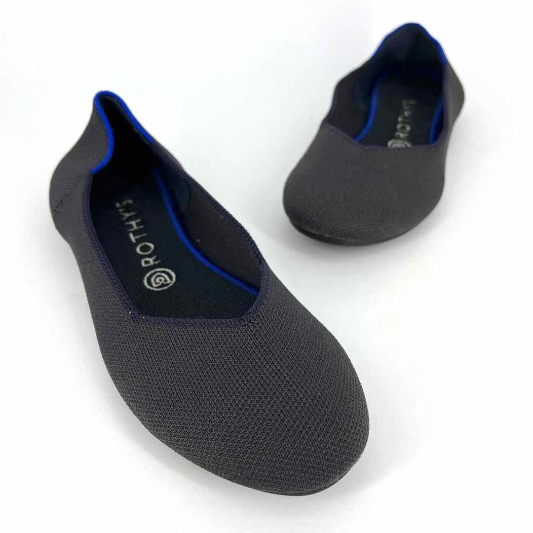 Shoe Size 9 ROTHY'S Charcoal Knit Flats