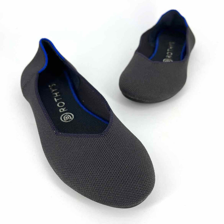 Shoe Size 9 ROTHY'S Charcoal Knit Flats