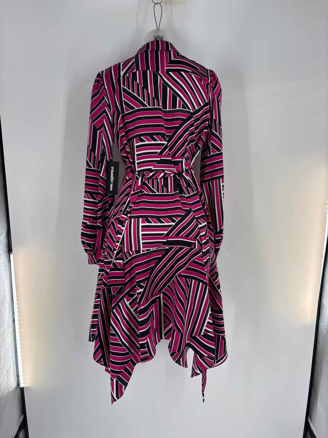 Size 10 KARL LAGERFELD Multi-Color Dress