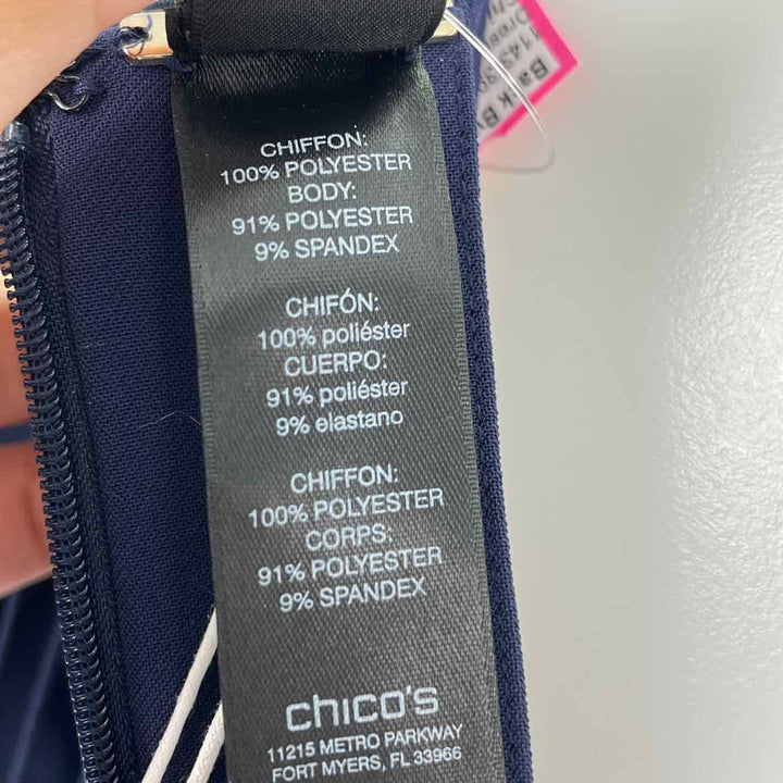 Size 2 Chico's Navy Dress