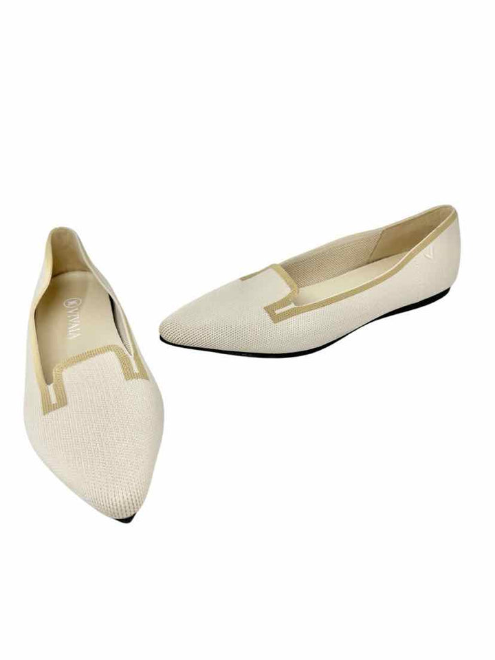 Shoe Size 41 VIVAIA Ivory Flats