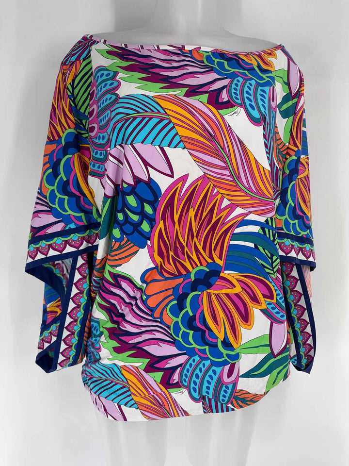 Size 1X TRINA TURK Multi-Color Shirt