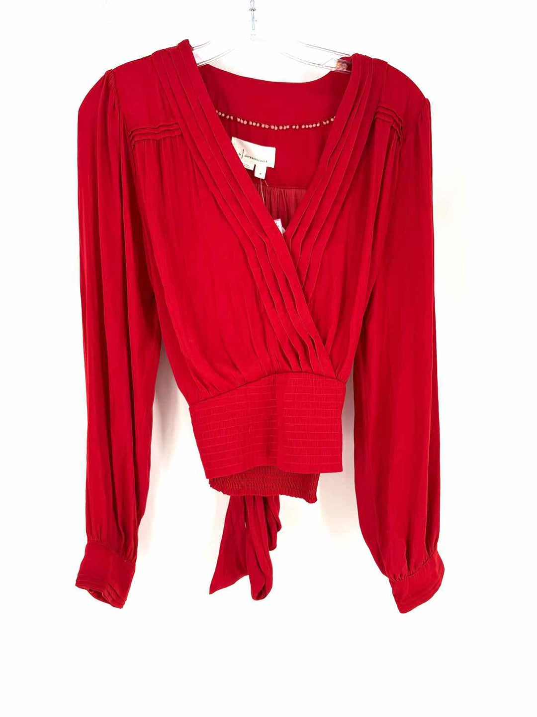Size M Anthropologie Red Shirt