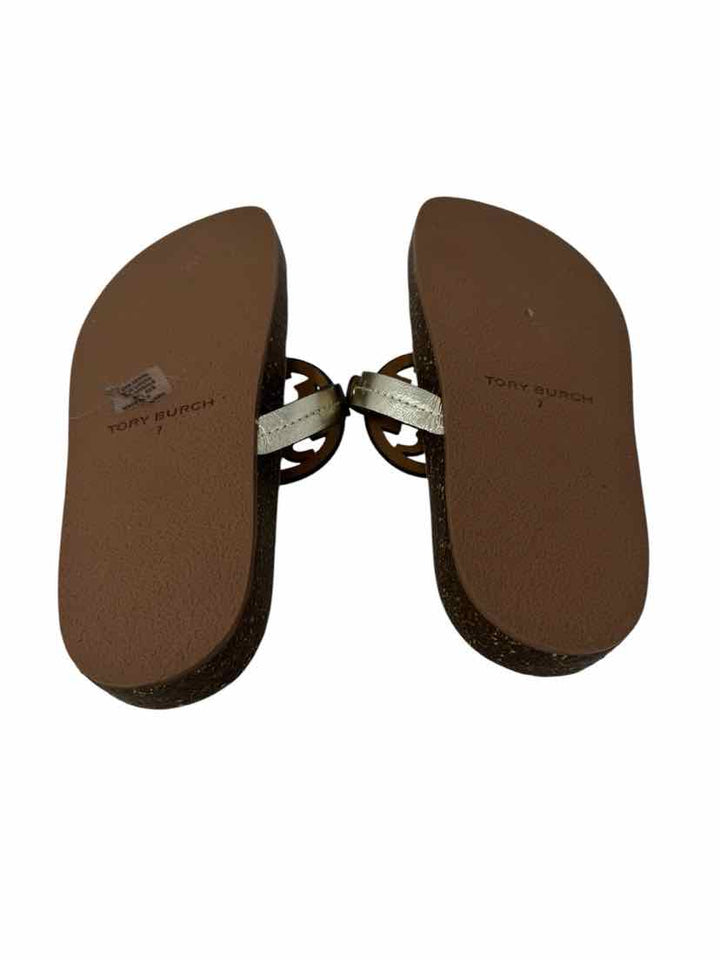 Shoe Size 7 Tory Burch Gold Sandals