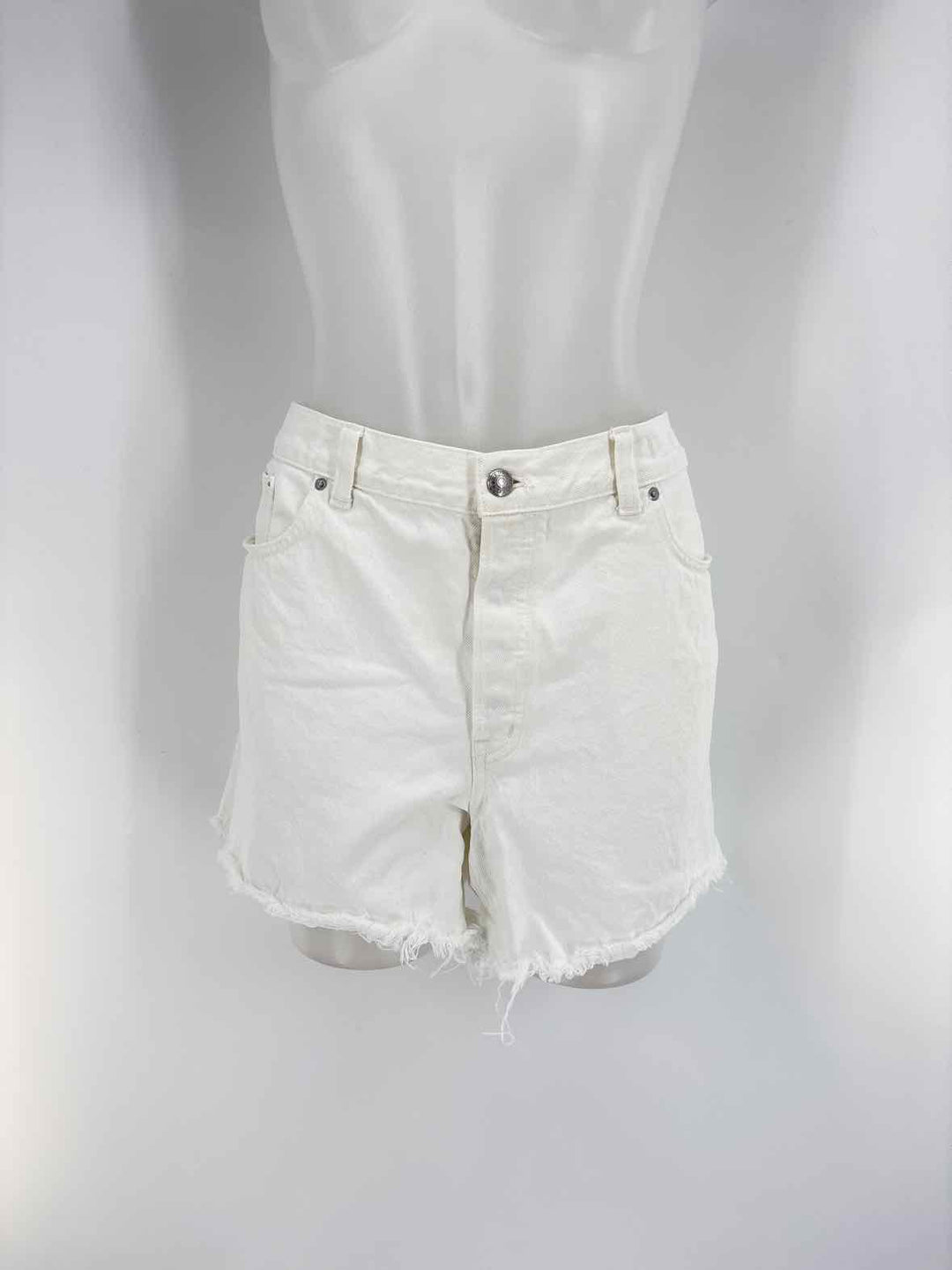 Size 32 MADEWELL White Shorts