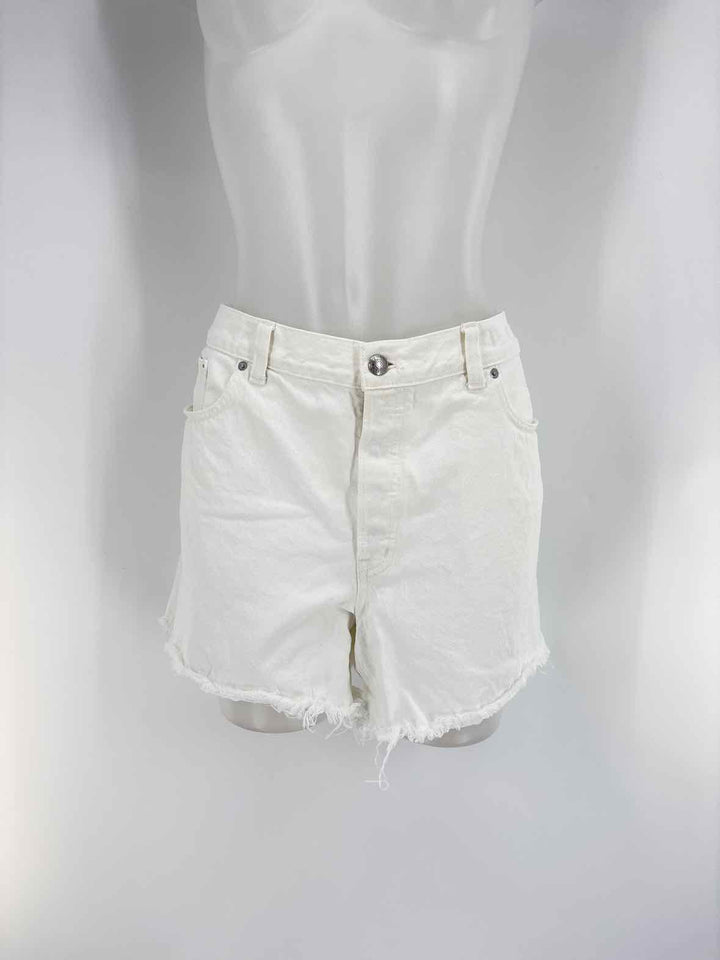 Size 32 MADEWELL White Shorts