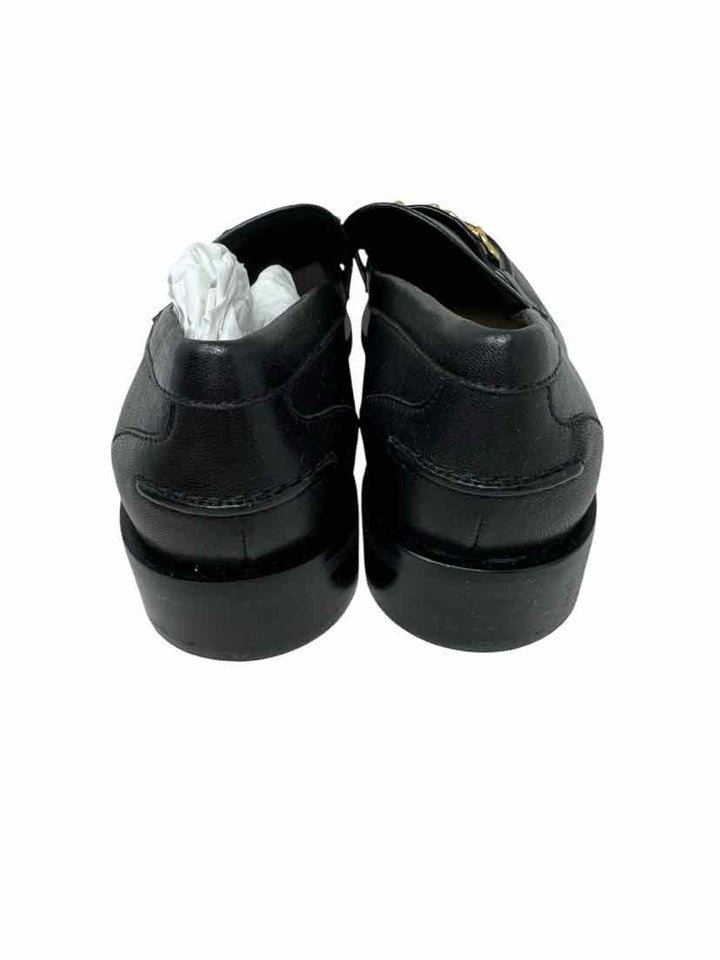 Shoe Size 11 Stuart Weitzman Black Leather Loafers