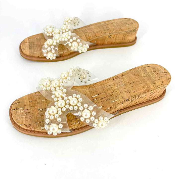 Shoe Size 8.5 Anne Klein Ivory Sandals