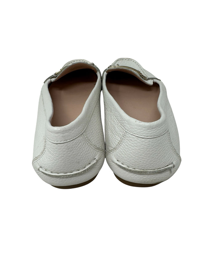 Shoe Size 10 Kate Spade White Leather Loafers