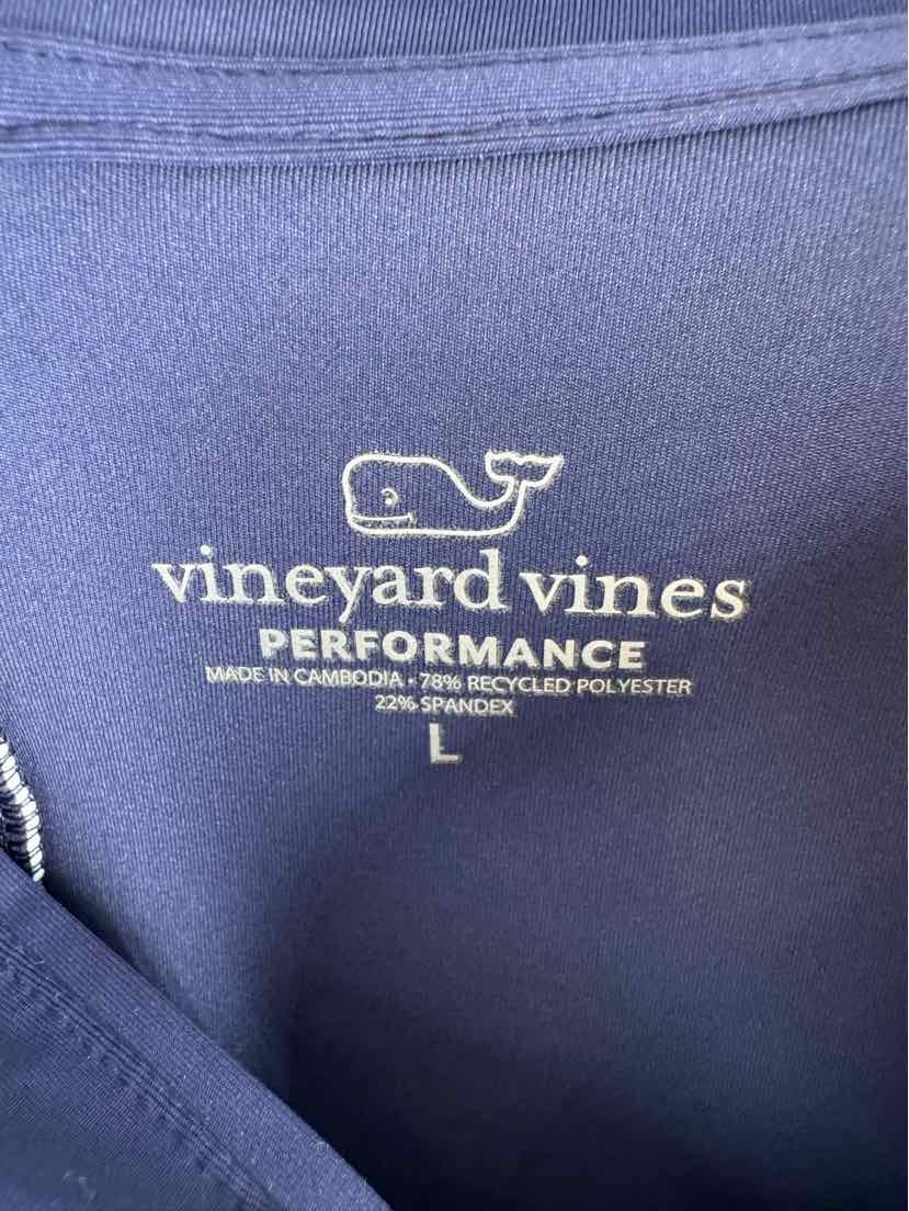 Size L Vineyard Vines Navy Sweater