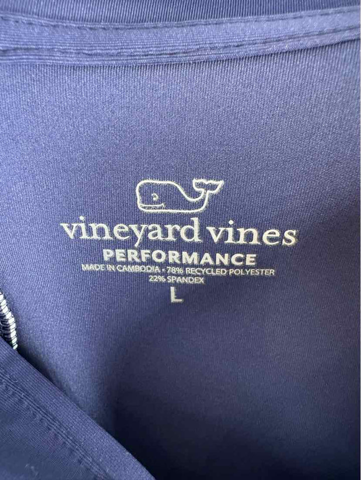 Size L Vineyard Vines Navy Sweater