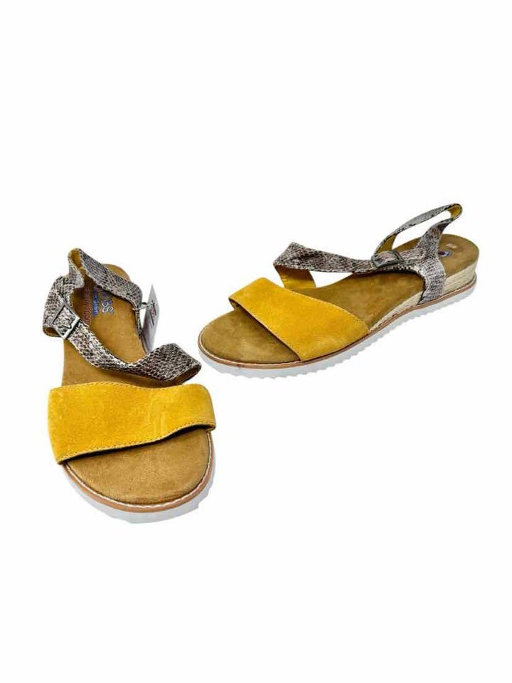 Shoe Size 10 Sketchers Yellow Sandals