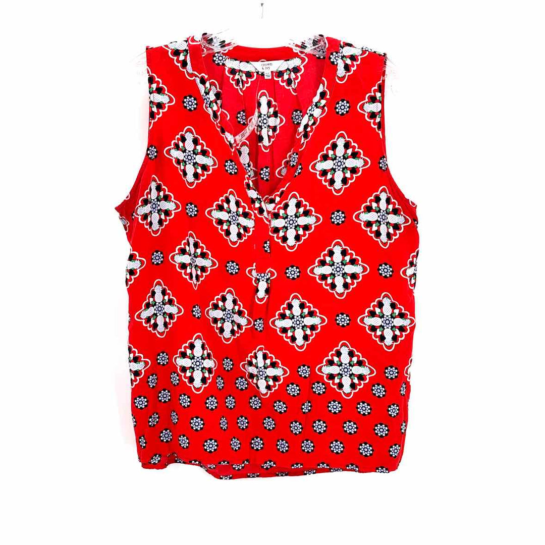 Size XXL CROWN & IVY Red Shirt