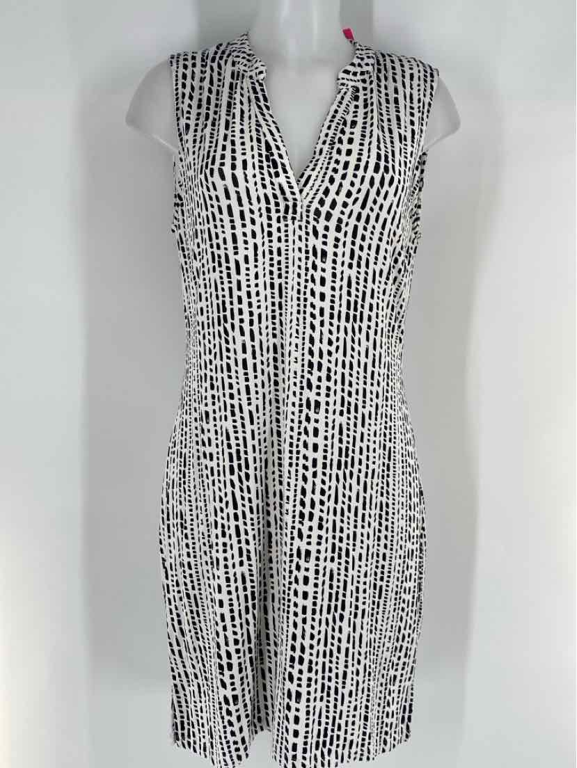 Size M TART Black/White Dress