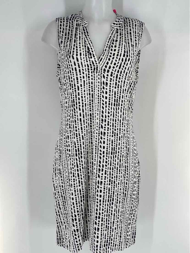 Size M TART Black/White Dress