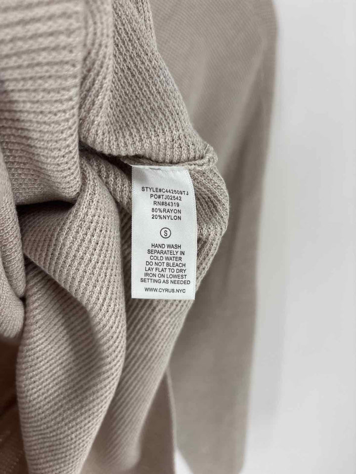 Size S CYRUS Tan Knit 2 PC Dress
