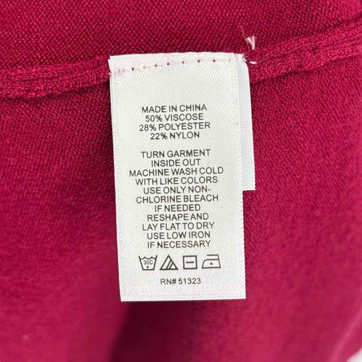 Size M CECE Burgundy Dress