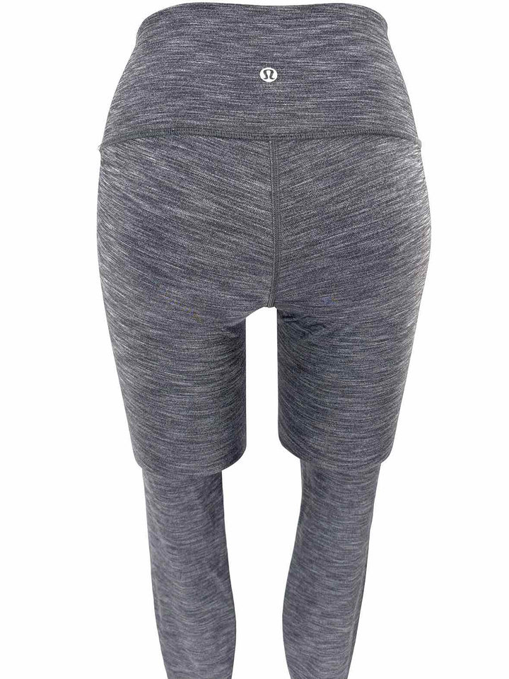 Size 4 Lululemon Black Print Pants