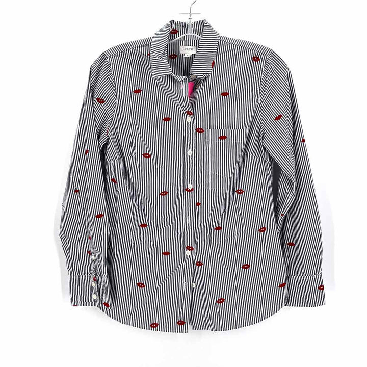Size XS J Crew Gray Shirt
