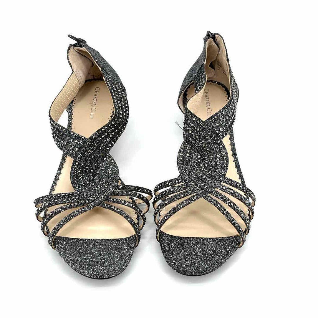 Shoe Size 9 CHARTER CLUB Silver Pumps