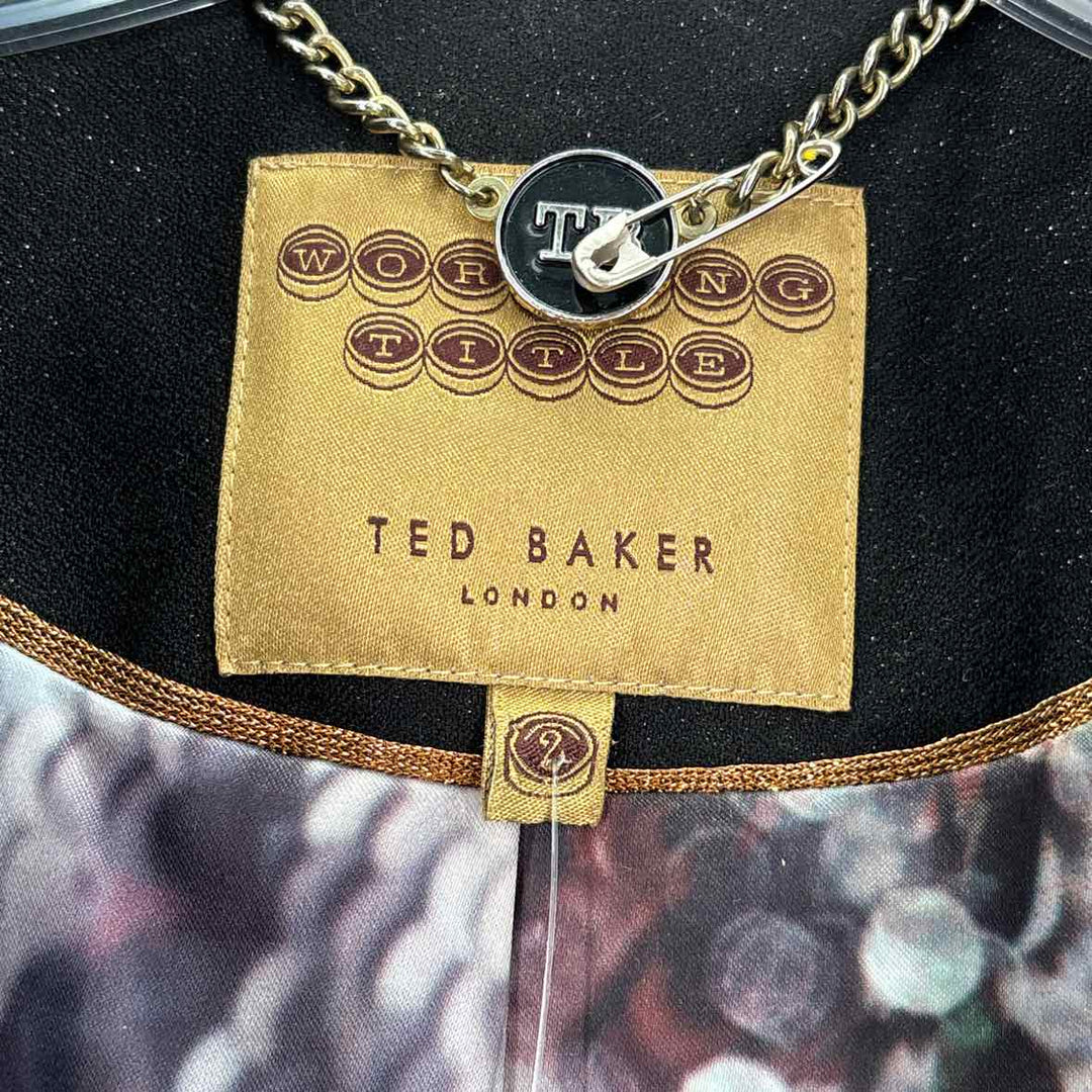Size 2 TED BAKER Black Blazer