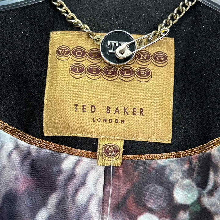 Size 2 TED BAKER Black Blazer