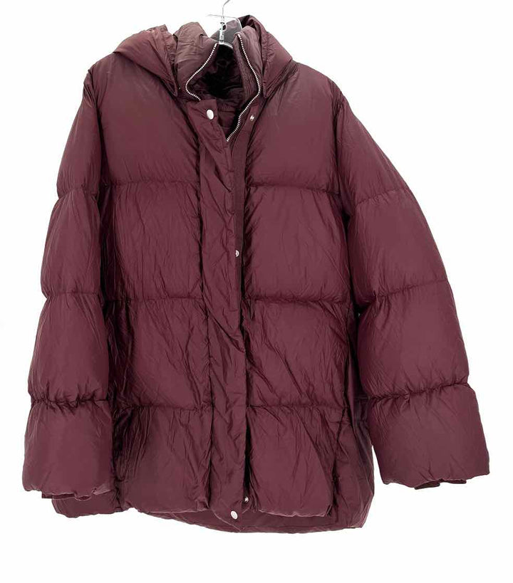 Size XL Banana Republic Burgundy Nylon Coat