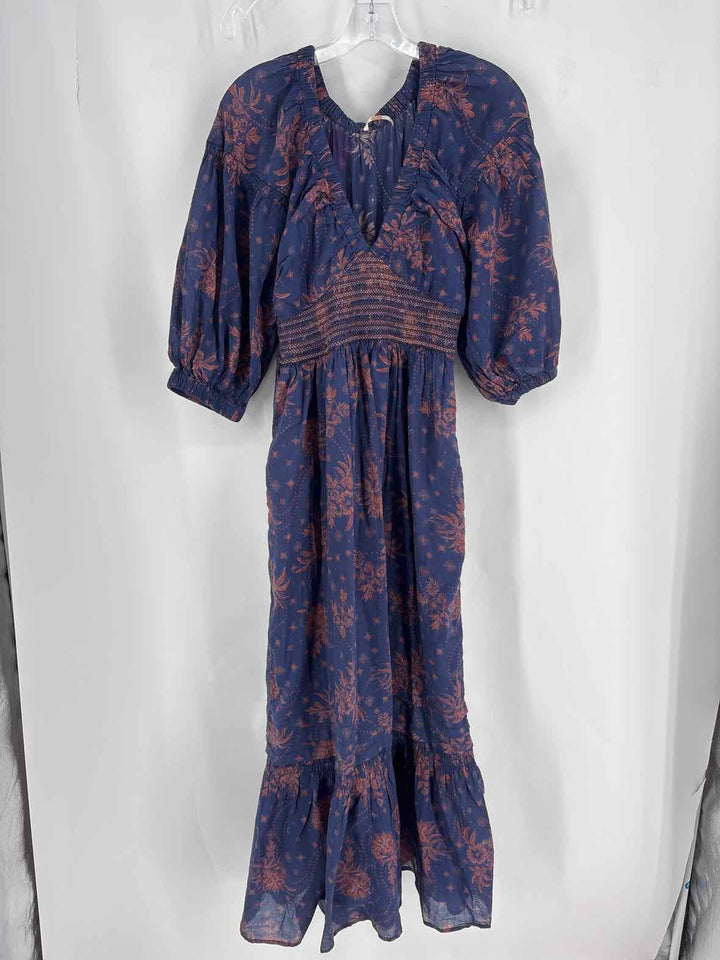 Size S FREE PEOPLE Navy Dress