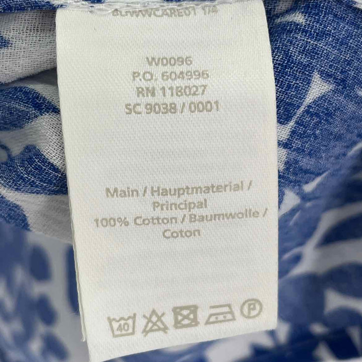 Size 8 Boden Blue Print Shirt