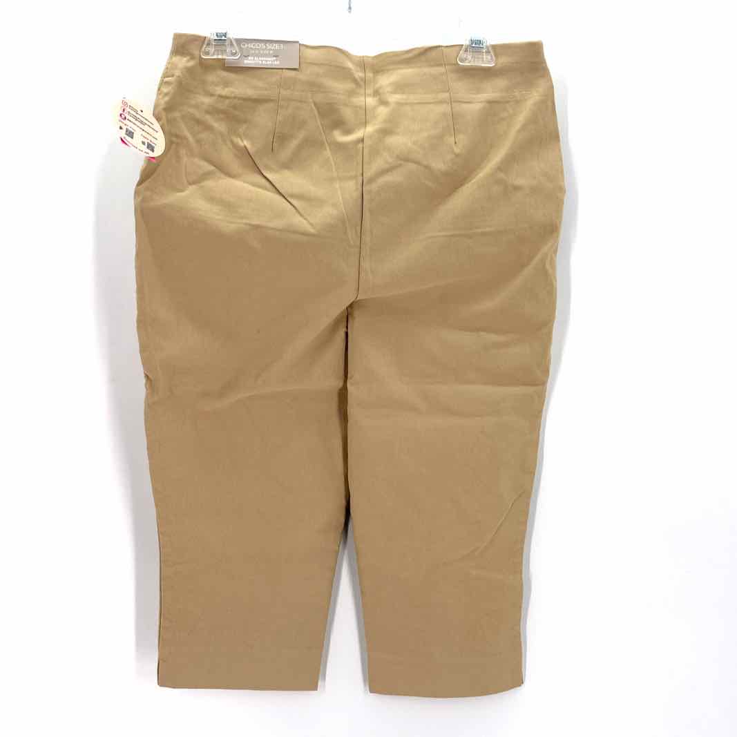 Size 8 Chico's Tan Pants