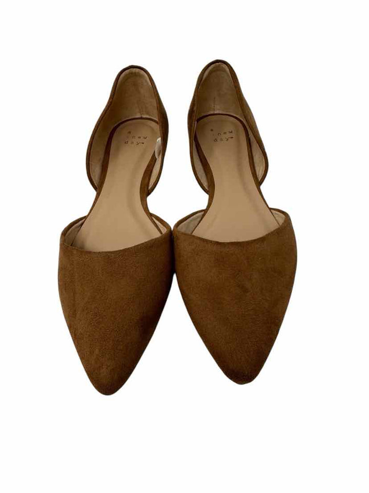 Shoe Size 9 A NEW DAY Brown Suede Flats