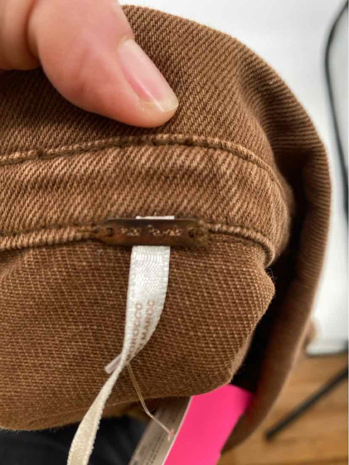 Size M FREE PEOPLE Brown Jacket