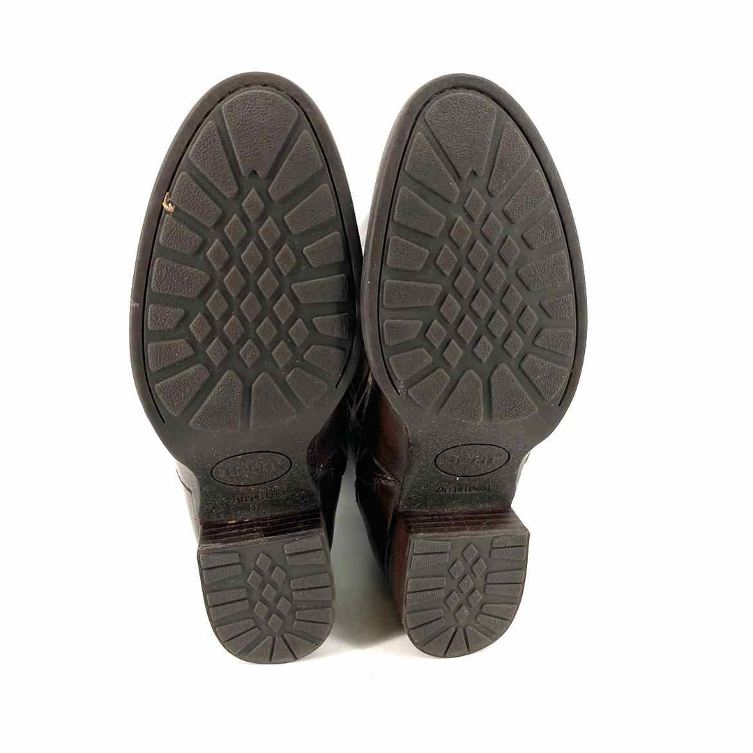 Shoe Size 8 Born Brown Leather Boots