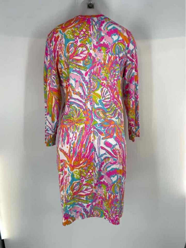 Size XL Lilly Pulitzer Multi-Color Cotton Dress