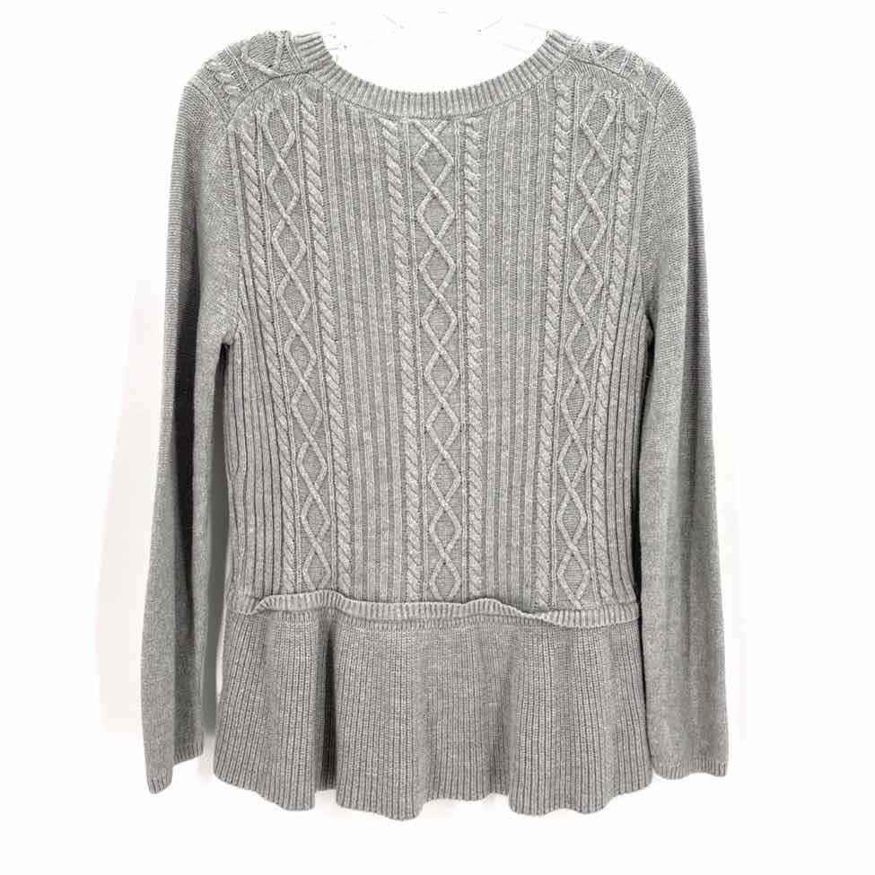 Size L Talbots Gray Sweater