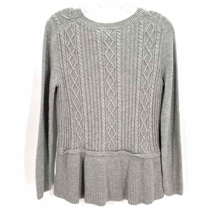 Size L Talbots Gray Sweater