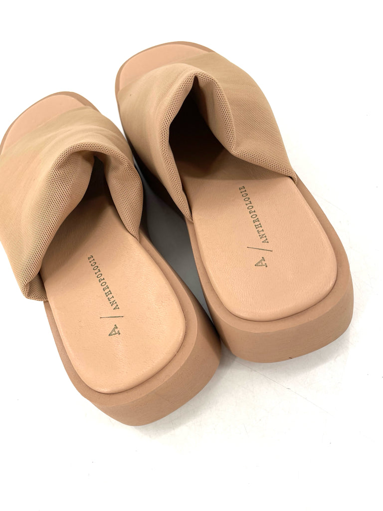 Shoe Size 41 Anthropologie Tan Flats