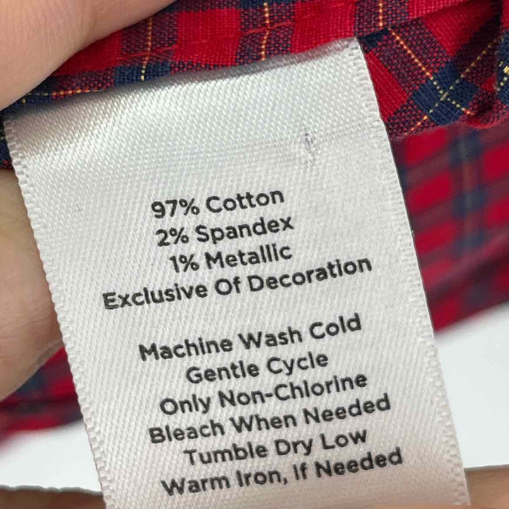 Size 12 Talbots Red Shirt