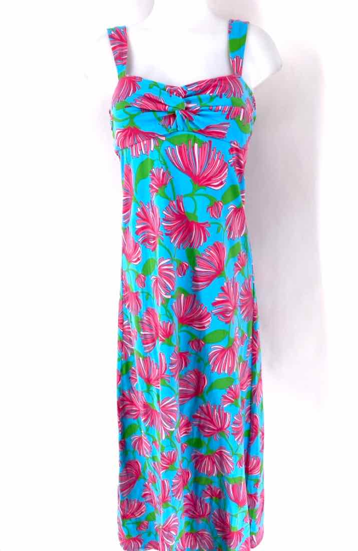 Size M Lilly Pulitzer Blue Print Dress