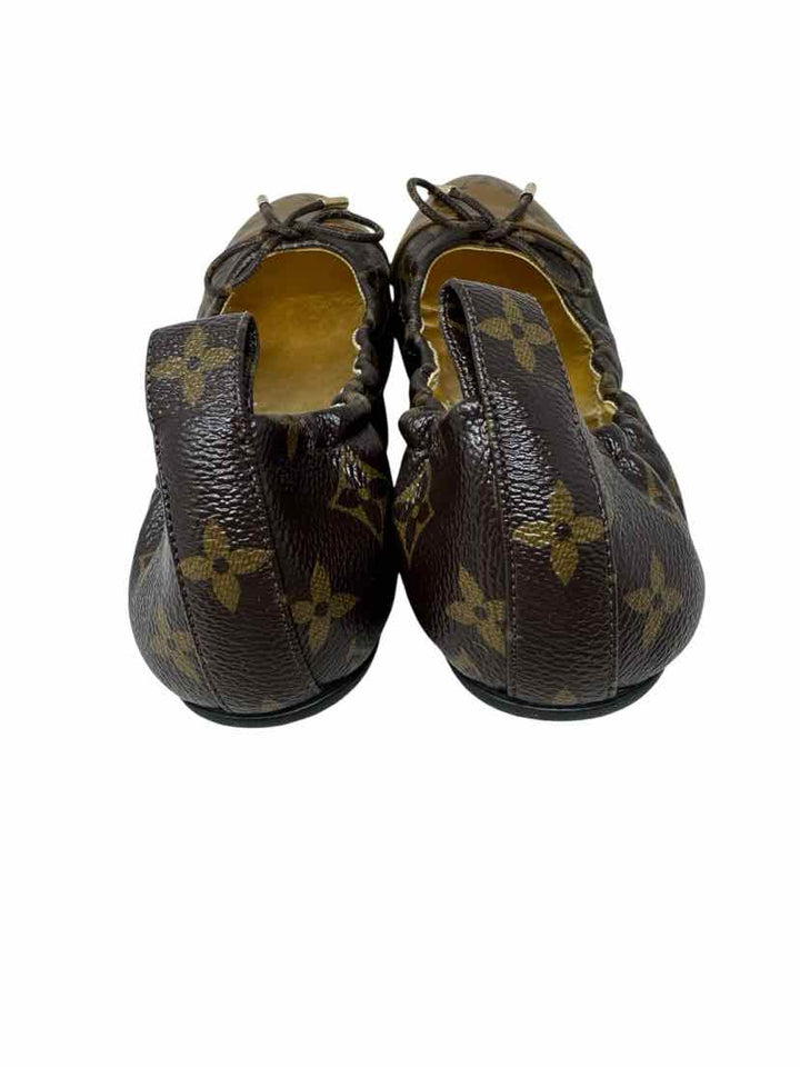 Shoe Size 38 Louis Vuitton Brown Leather Leather Luxury - Sandals