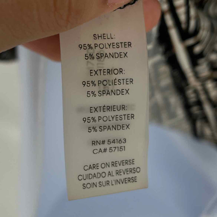 Size 2X Calvin Klein Black Print Shirt