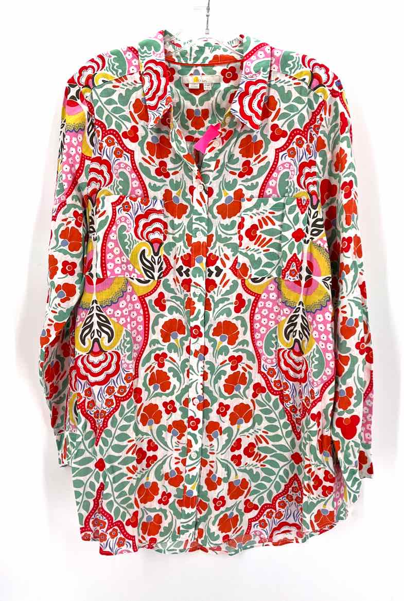 Size 12 Boden Multi-Color Shirt