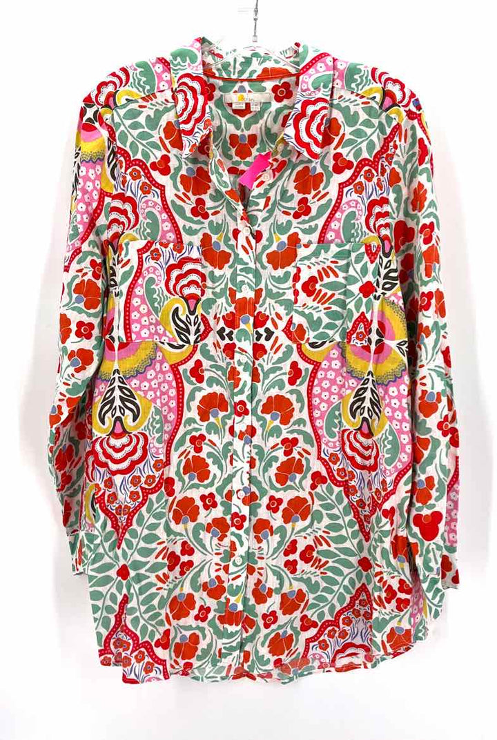 Size 12 Boden Multi-Color Shirt