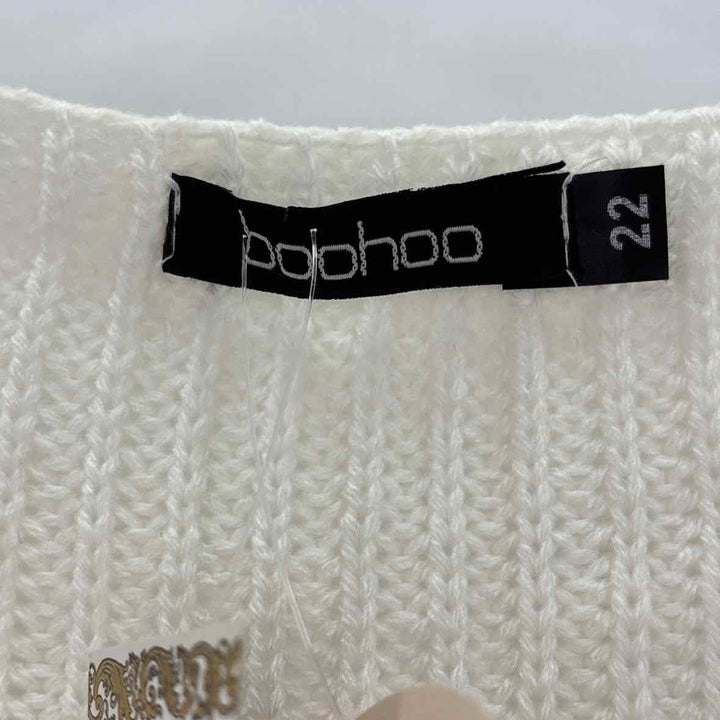 Size 22 BOOHOO Ivory Sweater