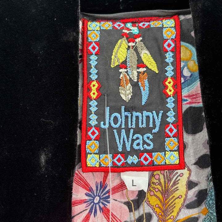 Size L Johnny Was Black Jacket