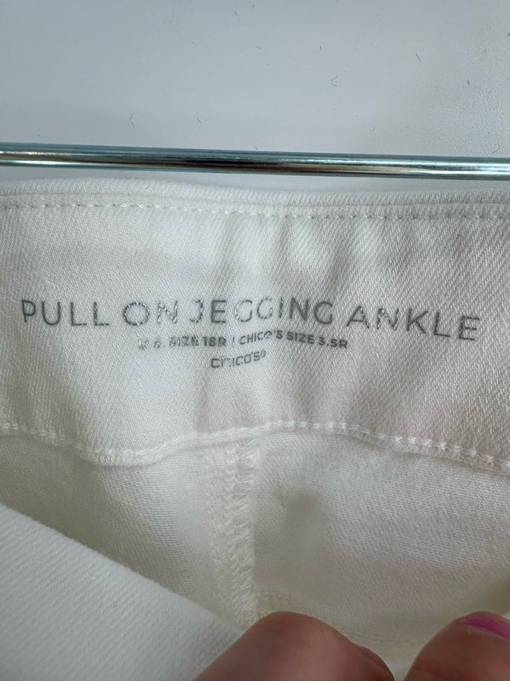 Size 18 Chico's White Pants