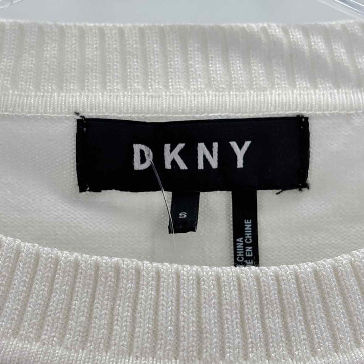 Size S DONNA KAREN Ivory Knit Sweater