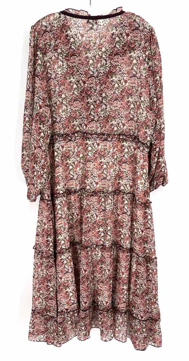 Size XL WONDERLY Burgundy Dress